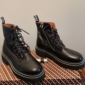 Italian 🇮🇹 Combat Boots Soft Leather